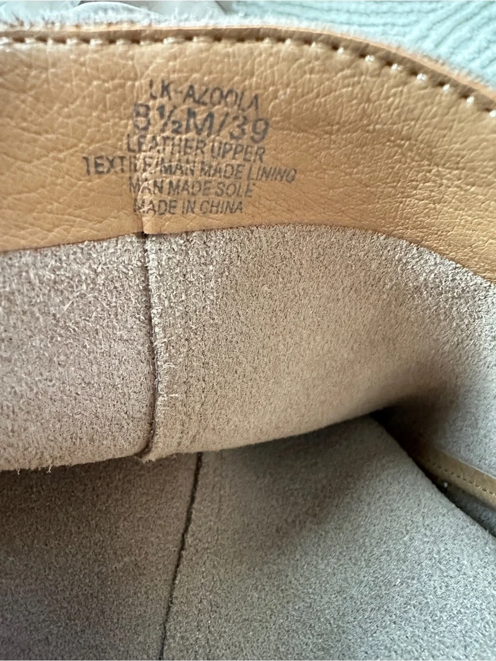Lucky Brand Tall Leather Western Boots in Taupe Greige Size 8.5M